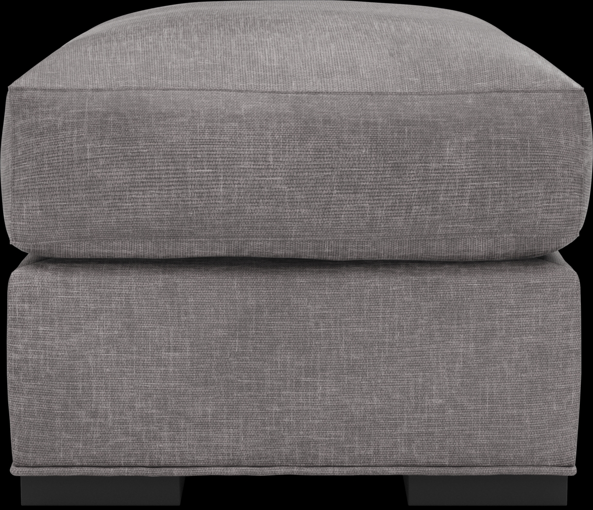 Palm Springs Silver Ottoman - Thumbnail - Image 3