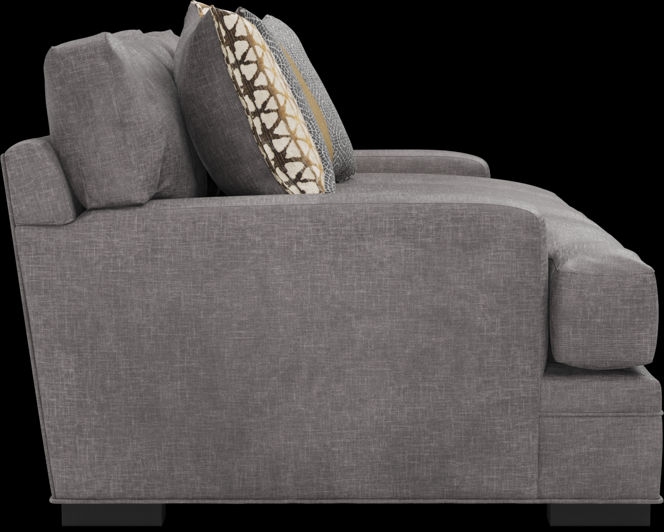 Palm Springs Silver 7 Pc Living Room - Thumbnail - Image 4