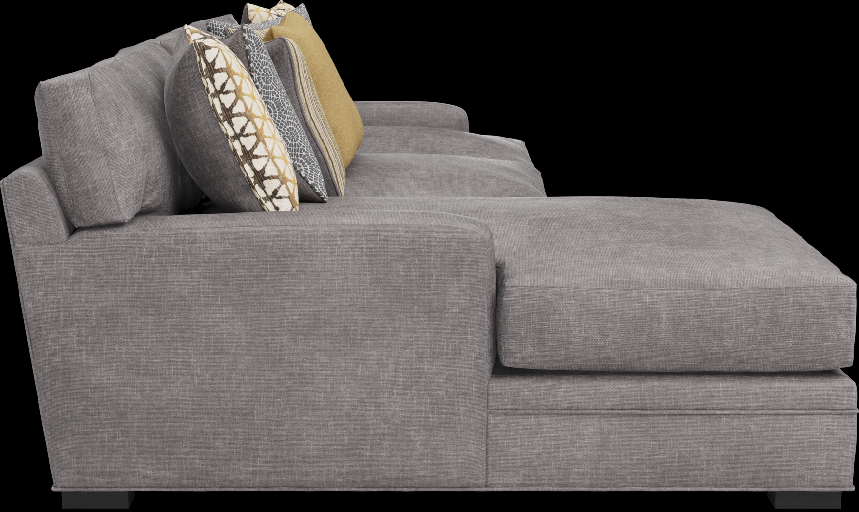 Palm Springs Silver 2 Pc Sectional - Thumbnail - Image 4