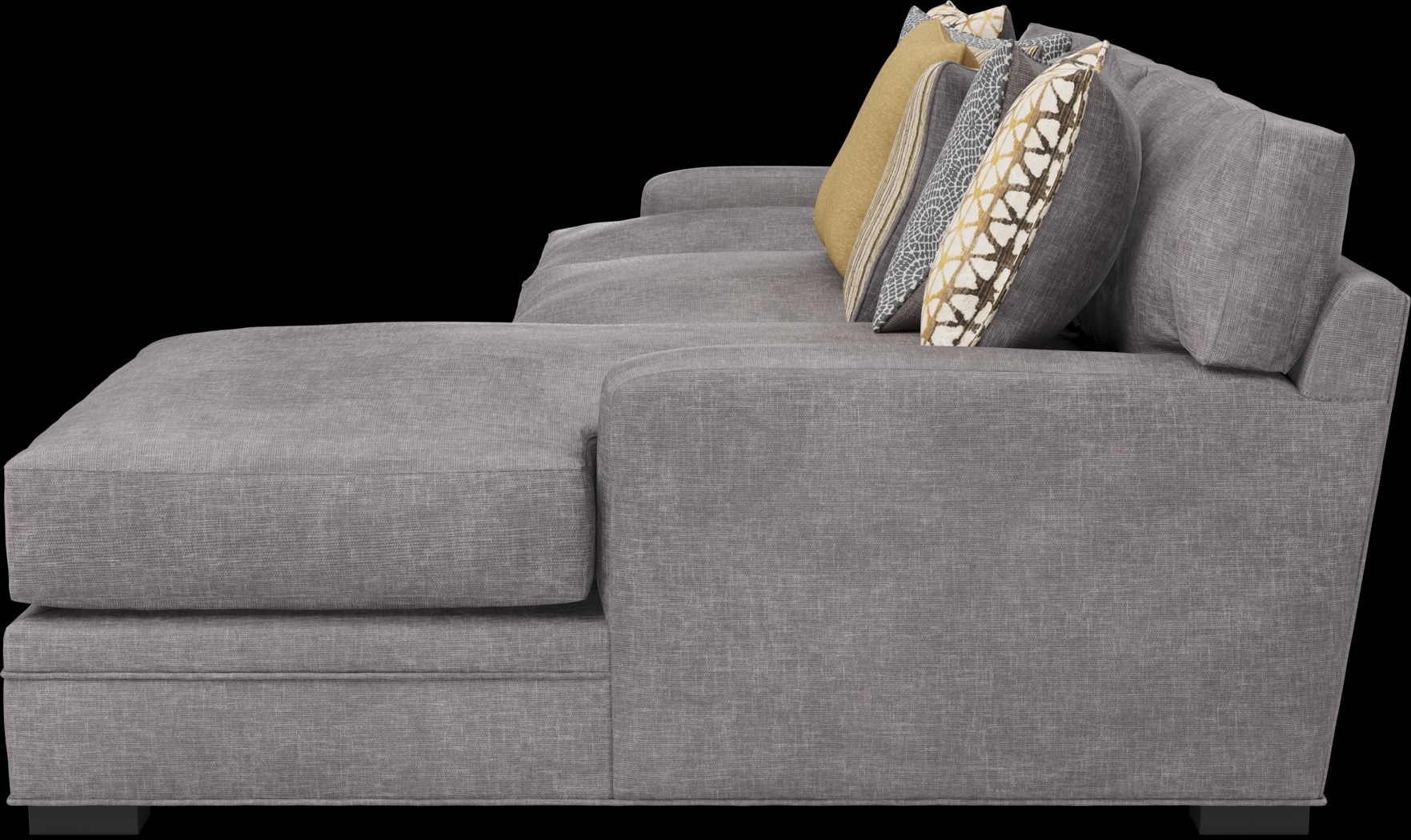 Palm Springs Silver 2 Pc Sectional - Thumbnail - Image 4