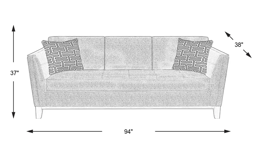 Dimension Image. Please refer to the Dimension Tab on this page for dimension details.