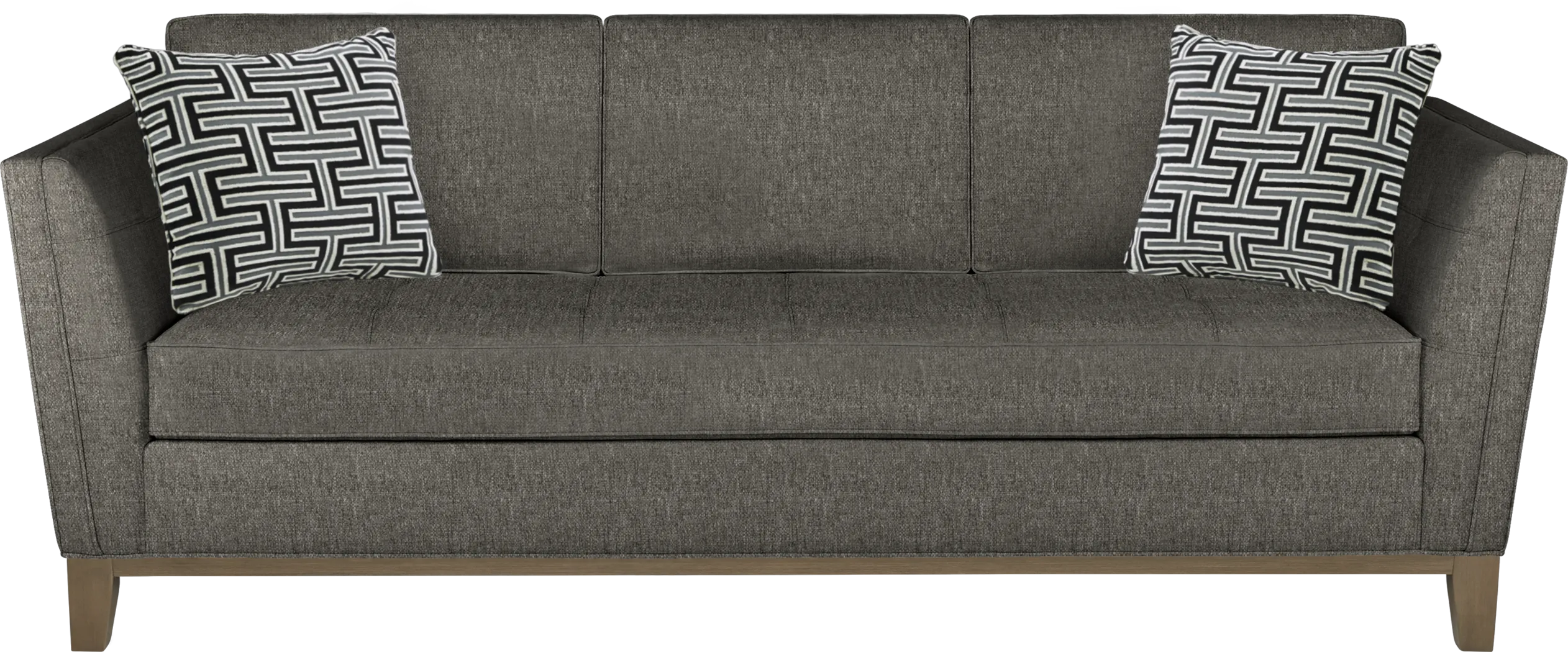 Cindy Crawford Home Park Boulevard Graphite Textured Sleeper - Thumbnail - Image 1