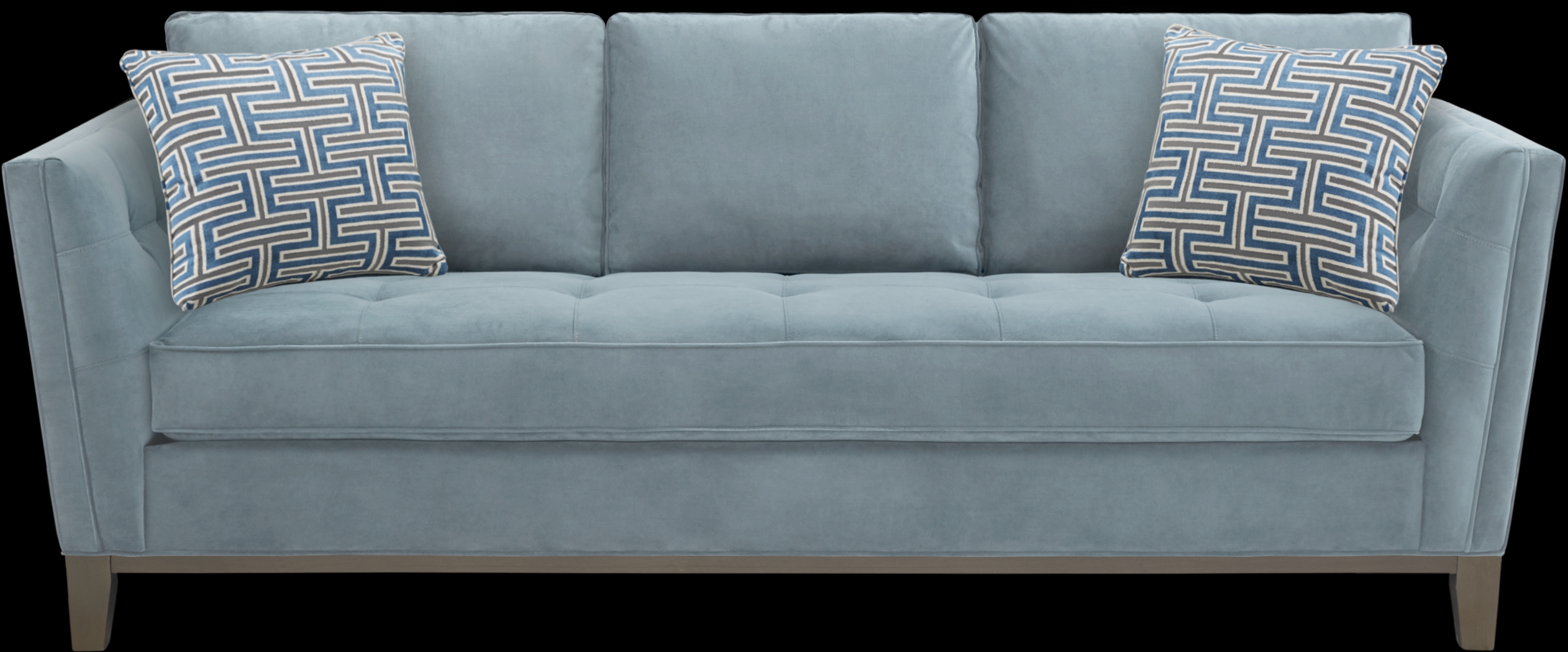 Cindy Crawford Home Park Boulevard Ocean Plush Gel Foam Sleeper - Thumbnail - Image 1