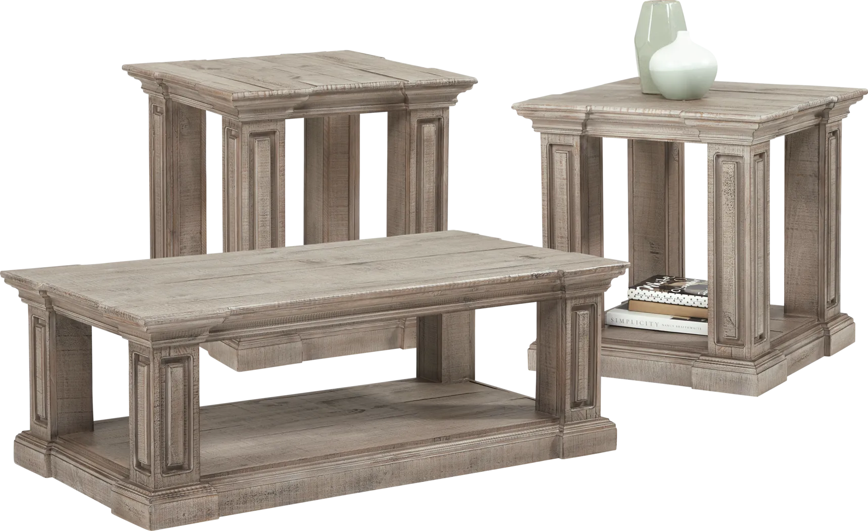 Cindy Crawford Home Lincoln Square Gray 7 Pc Living Room - Thumbnail - Image 3