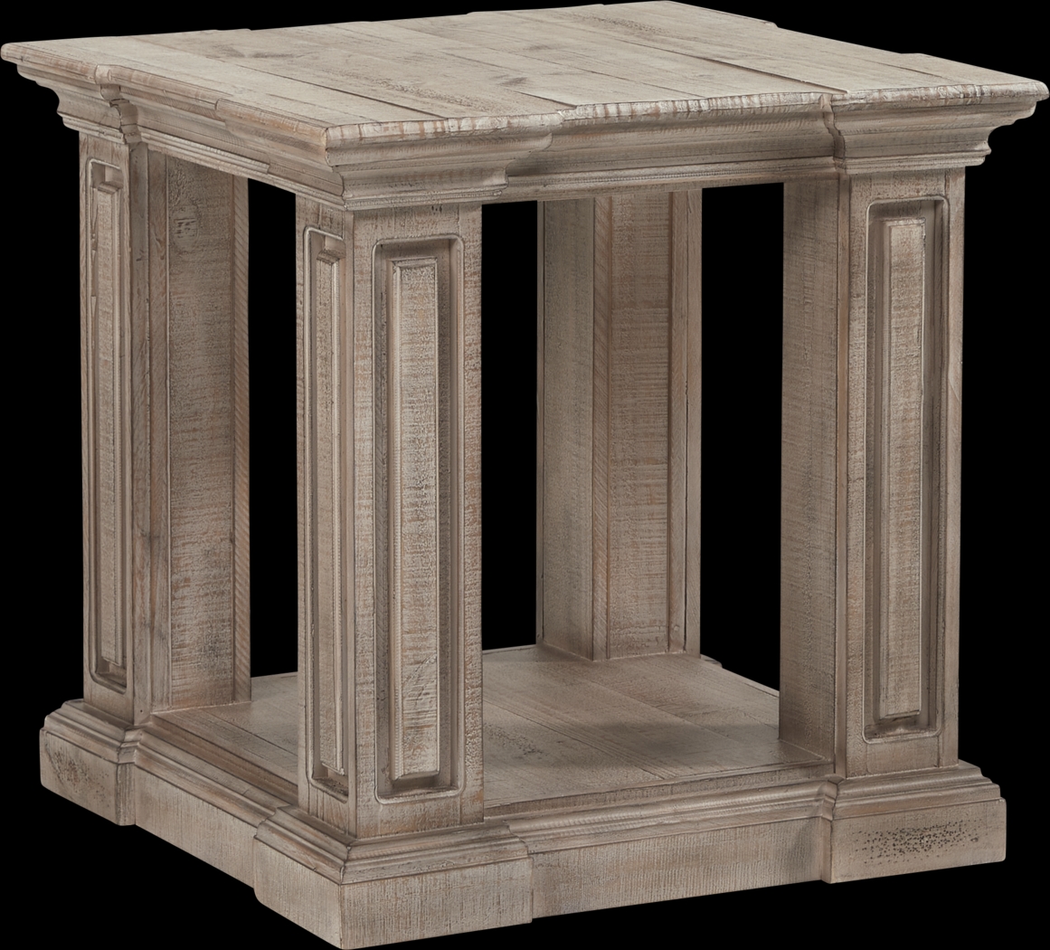 Cindy Crawford Home Pine Manor Brown End Table - Thumbnail - Image 1