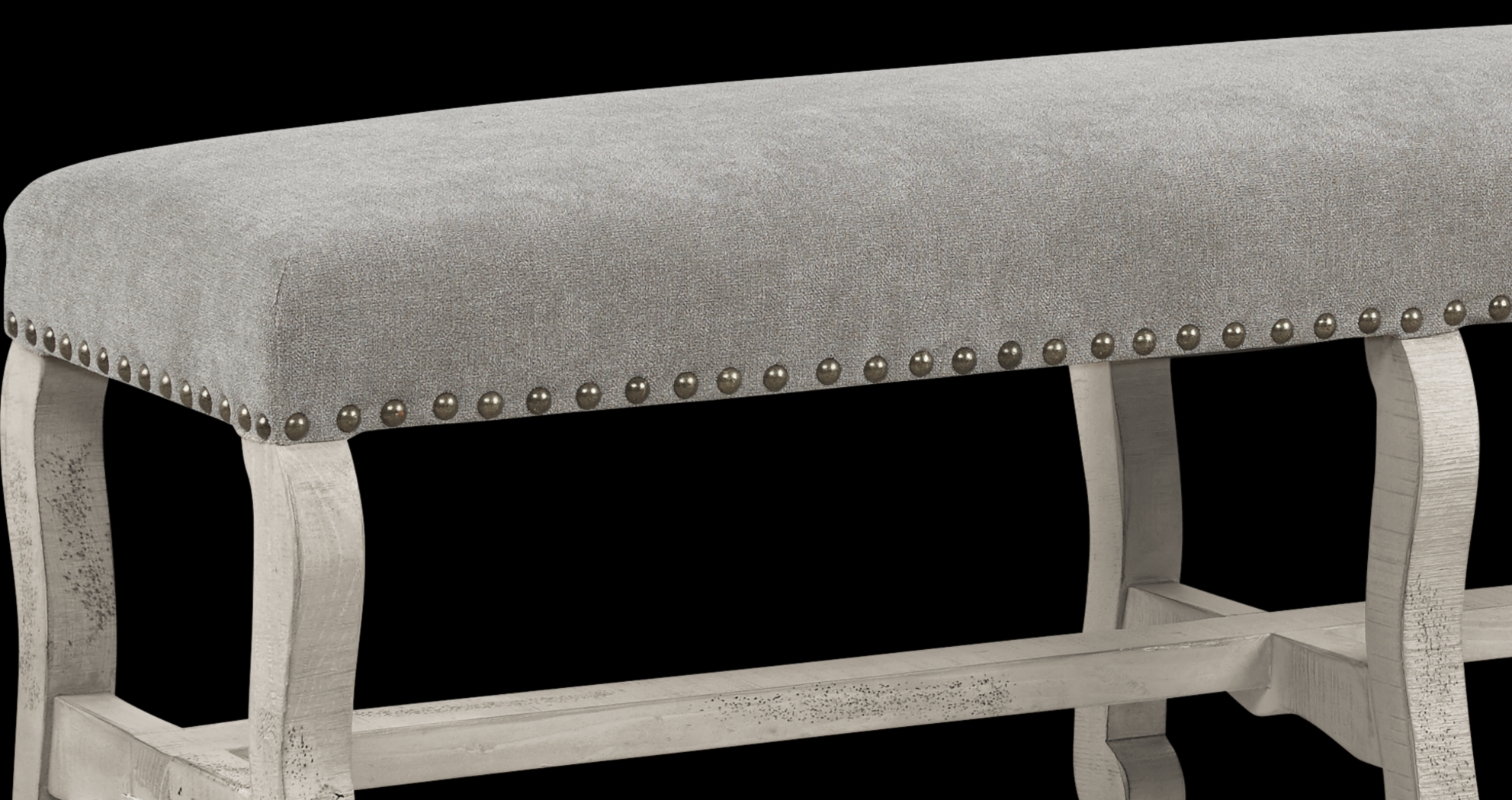 Cindy Crawford Home Pine Manor Brown Upholstered Dining Bench - Thumbnail - Image 3