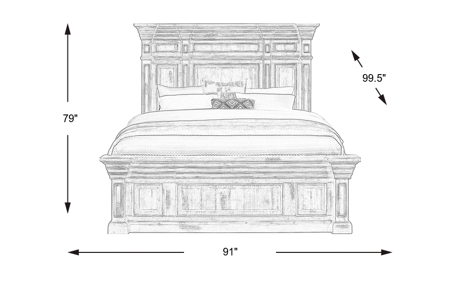 Dimension Image. Please refer to the Dimension Tab on this page for dimension details.