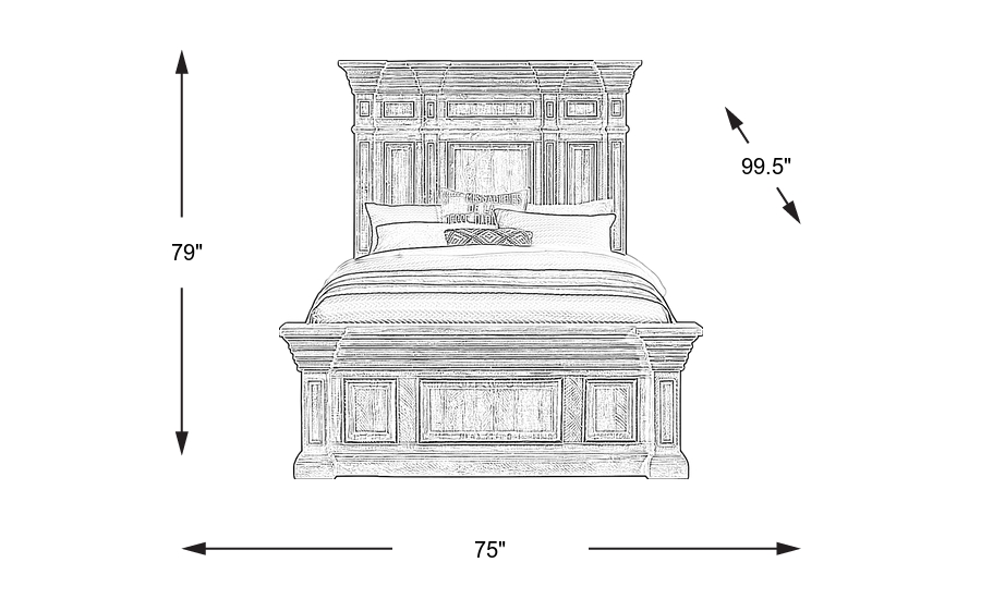 Dimension Image. Please refer to the Dimension Tab on this page for dimension details.