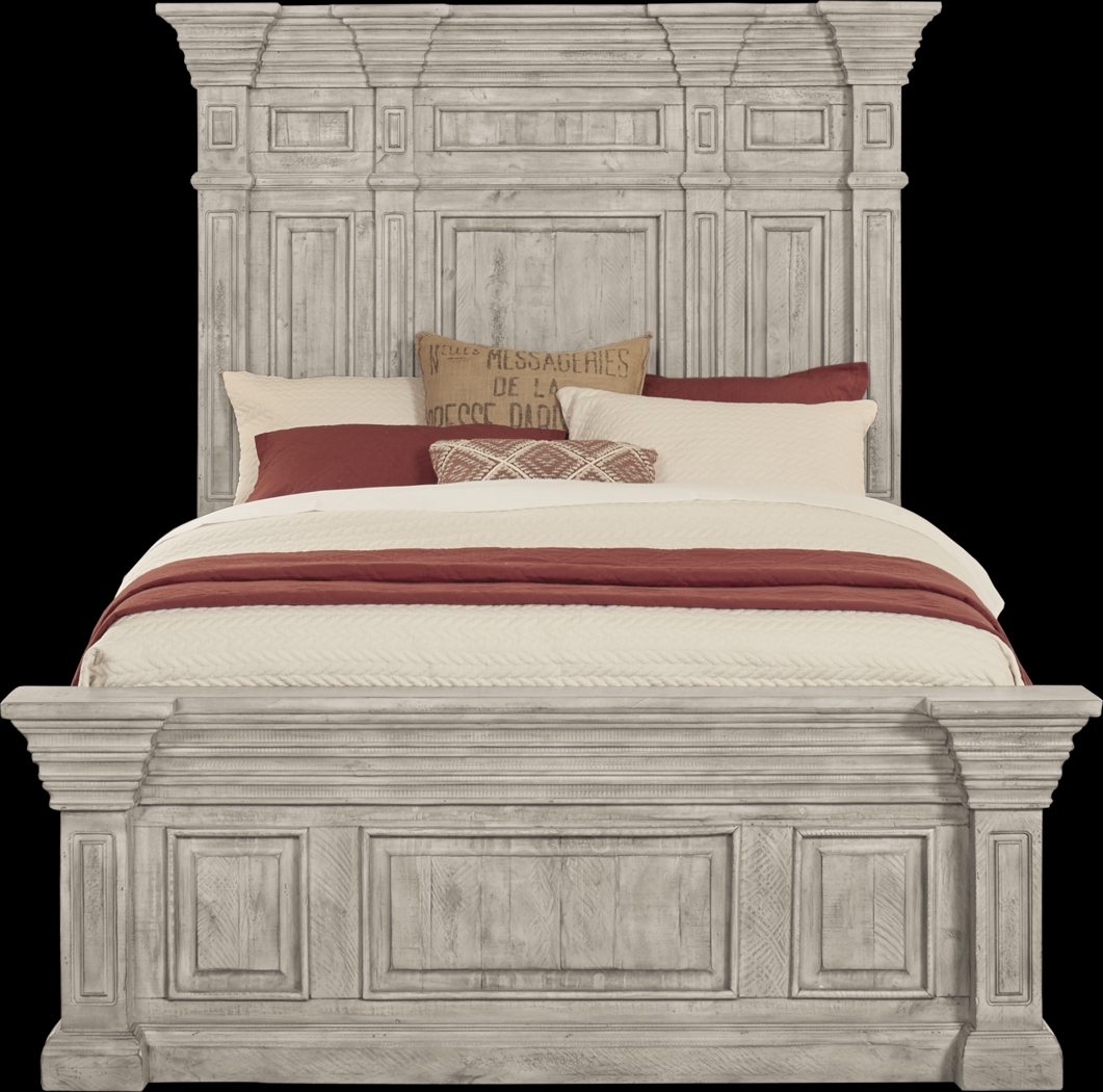 Cindy Crawford Home Pine Manor Gray 5 Pc Queen Panel Bedroom - Thumbnail - Image 3