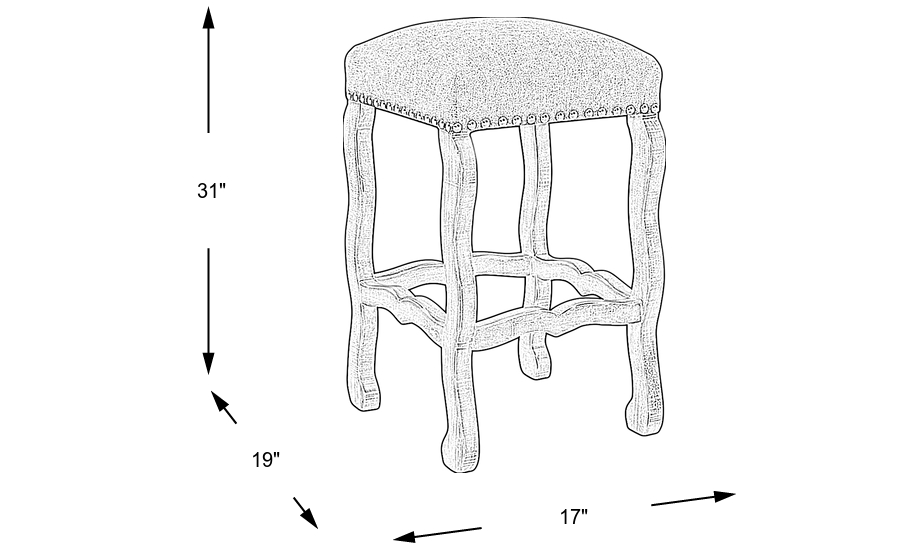 Dimension Image. Please refer to the Dimension Tab on this page for dimension details.