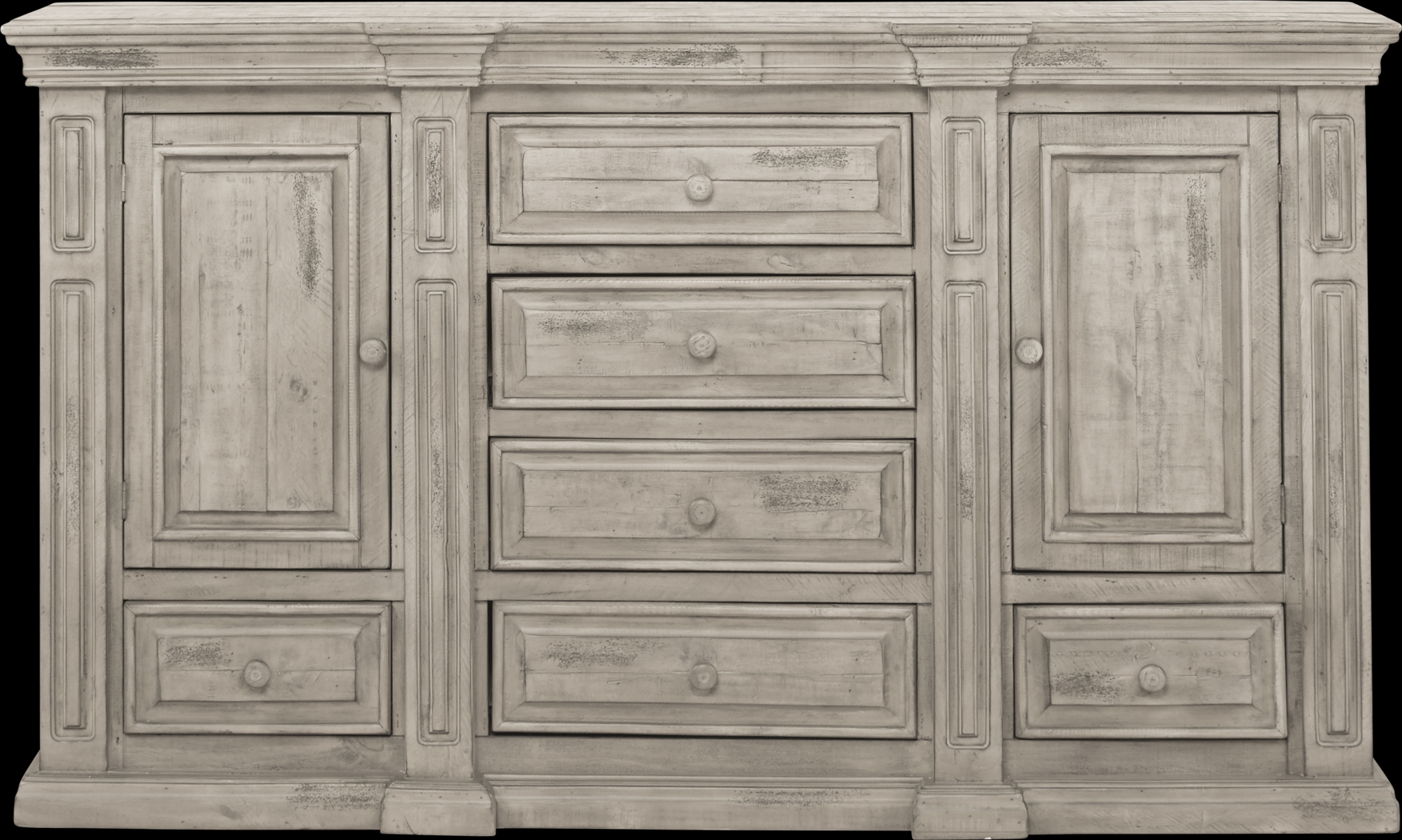 Cindy Crawford Home Pine Manor Gray 5 Pc King Panel Bedroom - Thumbnail - Image 4