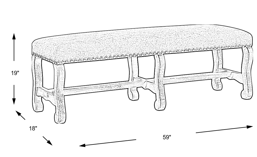 Dimension Image. Please refer to the Dimension Tab on this page for dimension details.