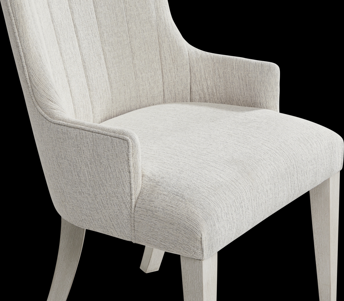 Royal Park Ivory Upholstered Arm Chair - Thumbnail - Image 3