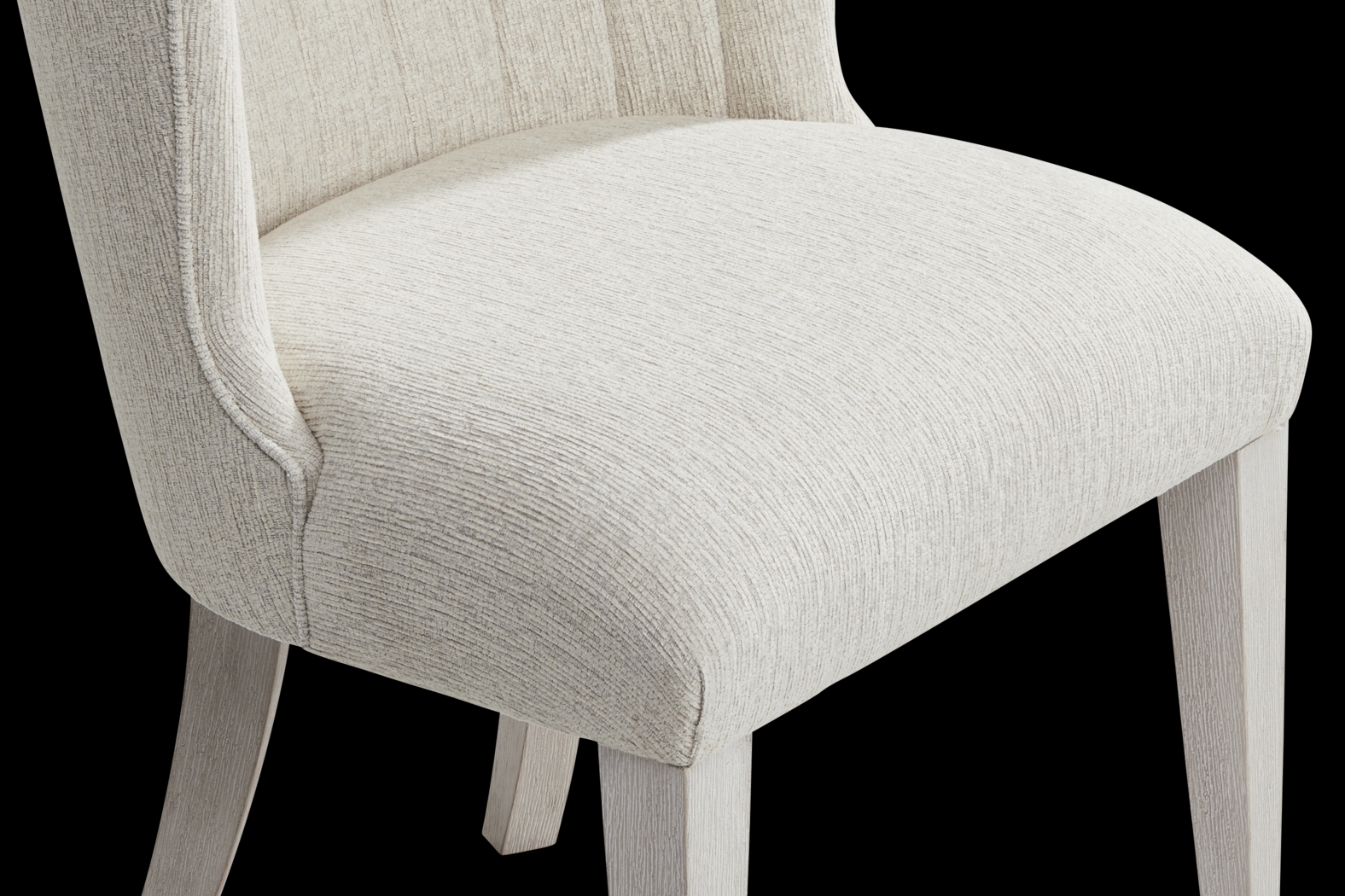 Royal Park Ivory Upholstered Side Chair - Thumbnail - Image 3