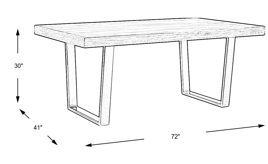 Dimension Image. Please refer to the Dimension Tab on this page for dimension details.