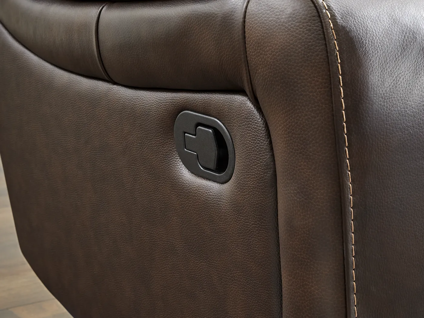 San Gabriel Brown Glider Recliner - Thumbnail - Image 3