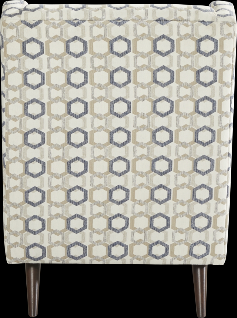 San Salerno Blue Accent Chair - Thumbnail - Image 3