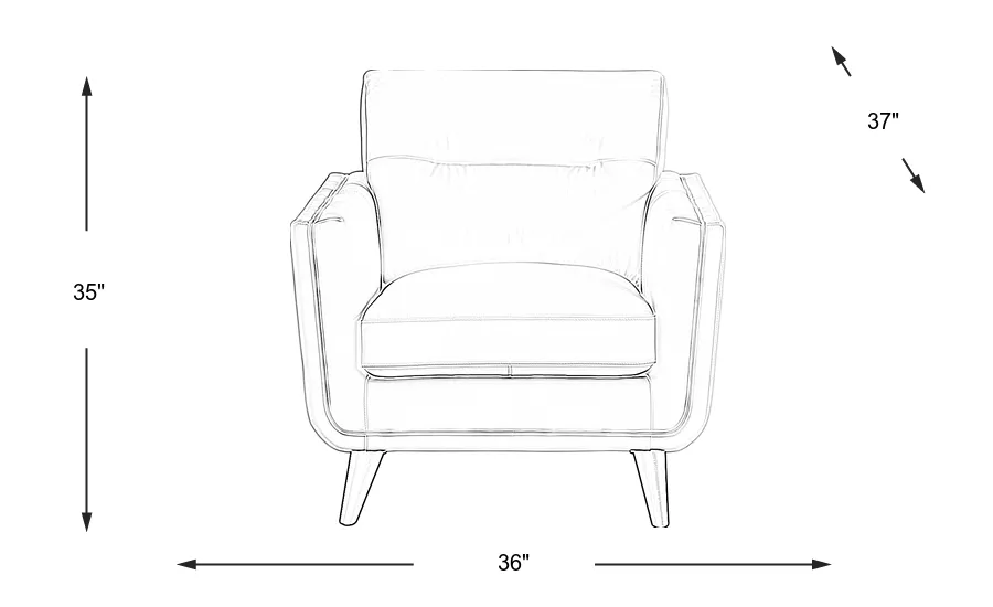 Dimension Image. Please refer to the Dimension Tab on this page for dimension details.