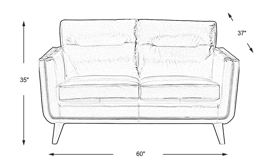 Dimension Image. Please refer to the Dimension Tab on this page for dimension details.