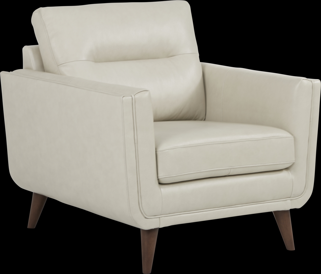 Cindy Crawford Home San Salerno Stone Leather 6 Pc Living Room - Thumbnail - Image 4