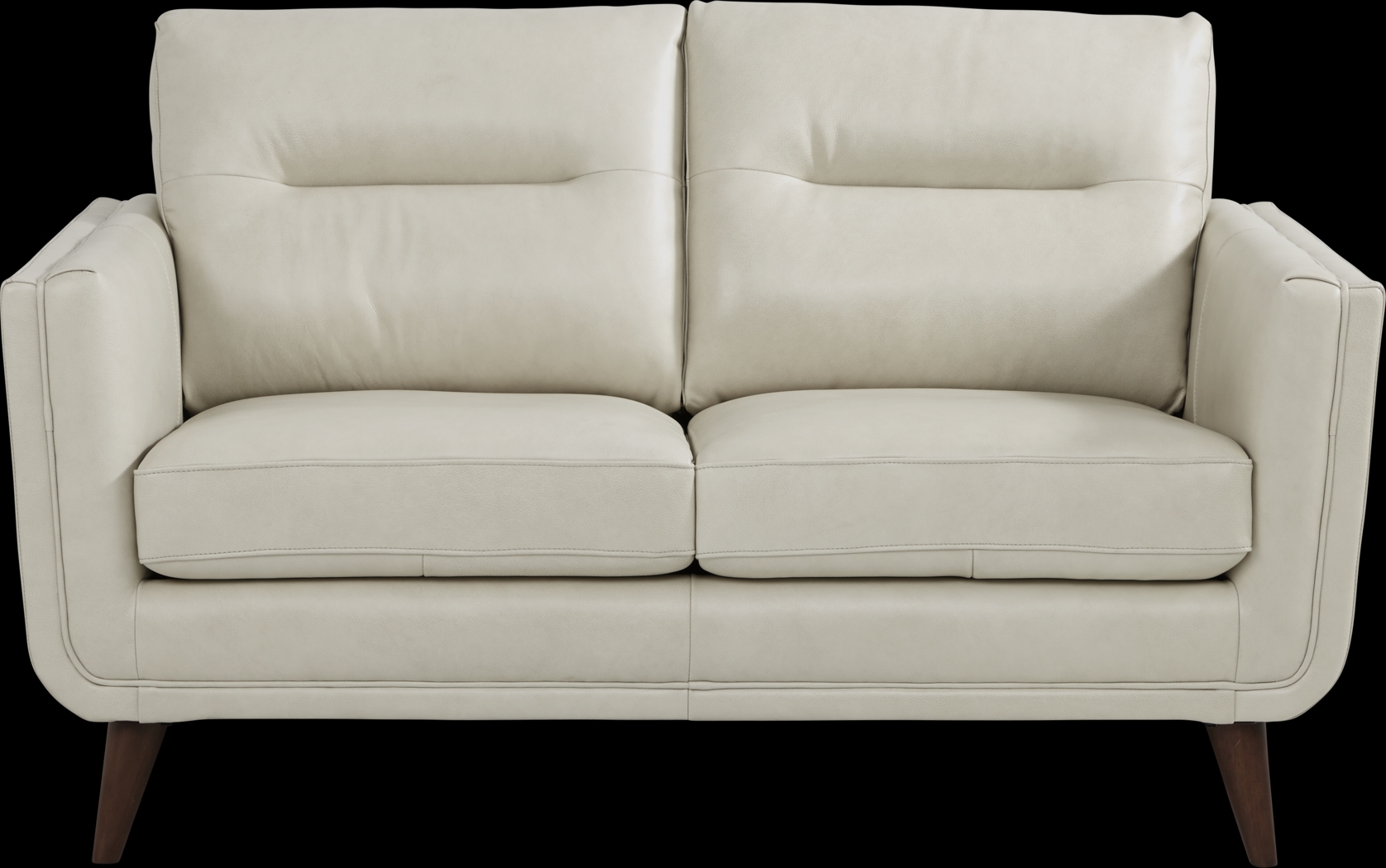 Cindy Crawford Home San Salerno Stone Leather 5 Pc Living Room - Thumbnail - Image 3