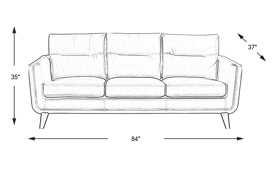 Dimension Image. Please refer to the Dimension Tab on this page for dimension details.