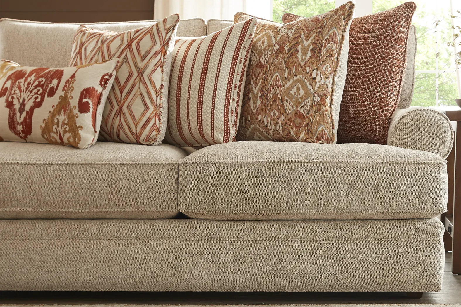 Cindy Crawford Home Scottsdale Square Beige 4 Pc Sectional - Thumbnail - Image 3