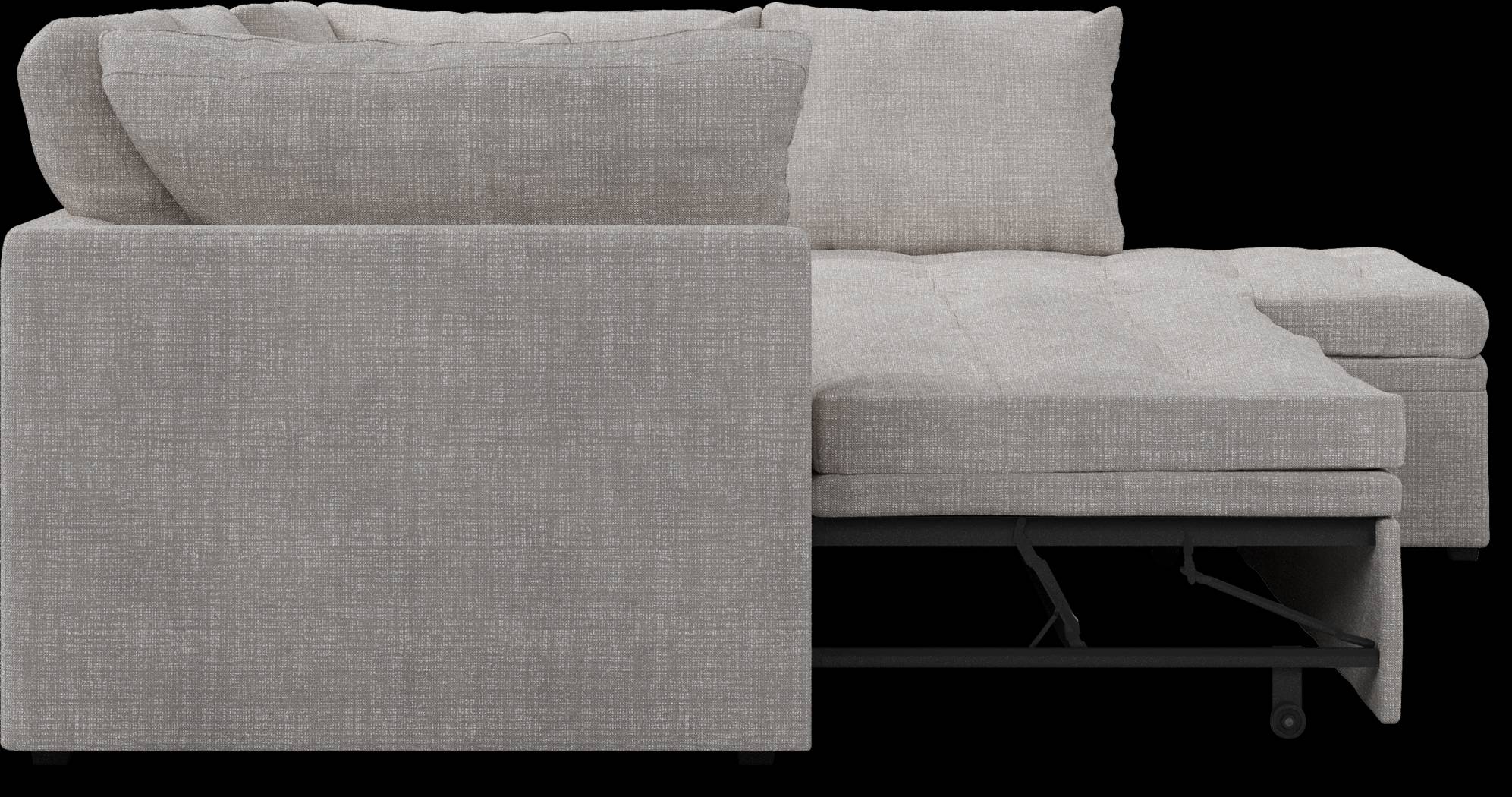 Sheridan Square Gray 5 Pc Sleeper Sectional Living Room - Thumbnail - Image 8
