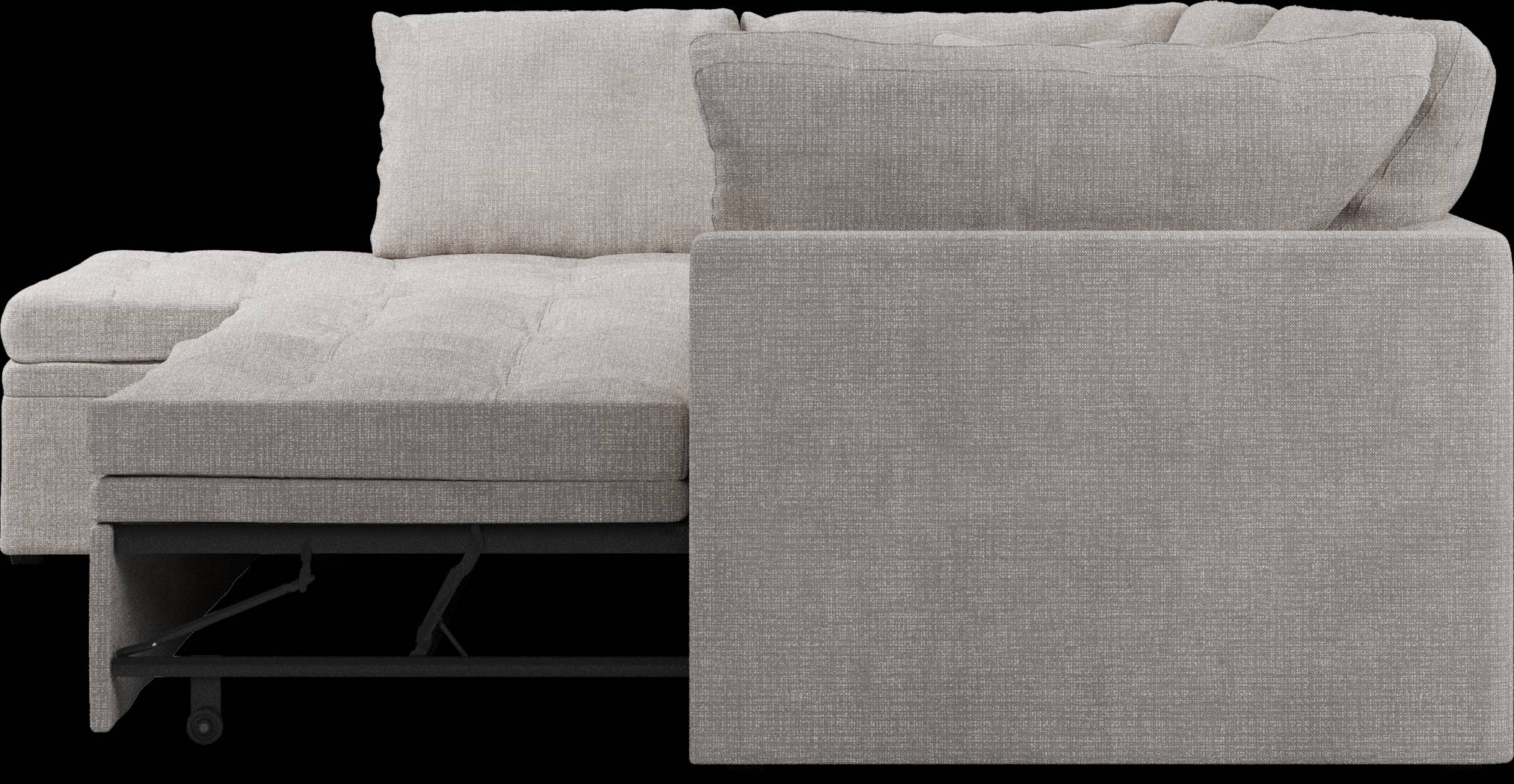 Sheridan Square Gray 4 Pc Sleeper Sectional Living Room - Thumbnail - Image 8