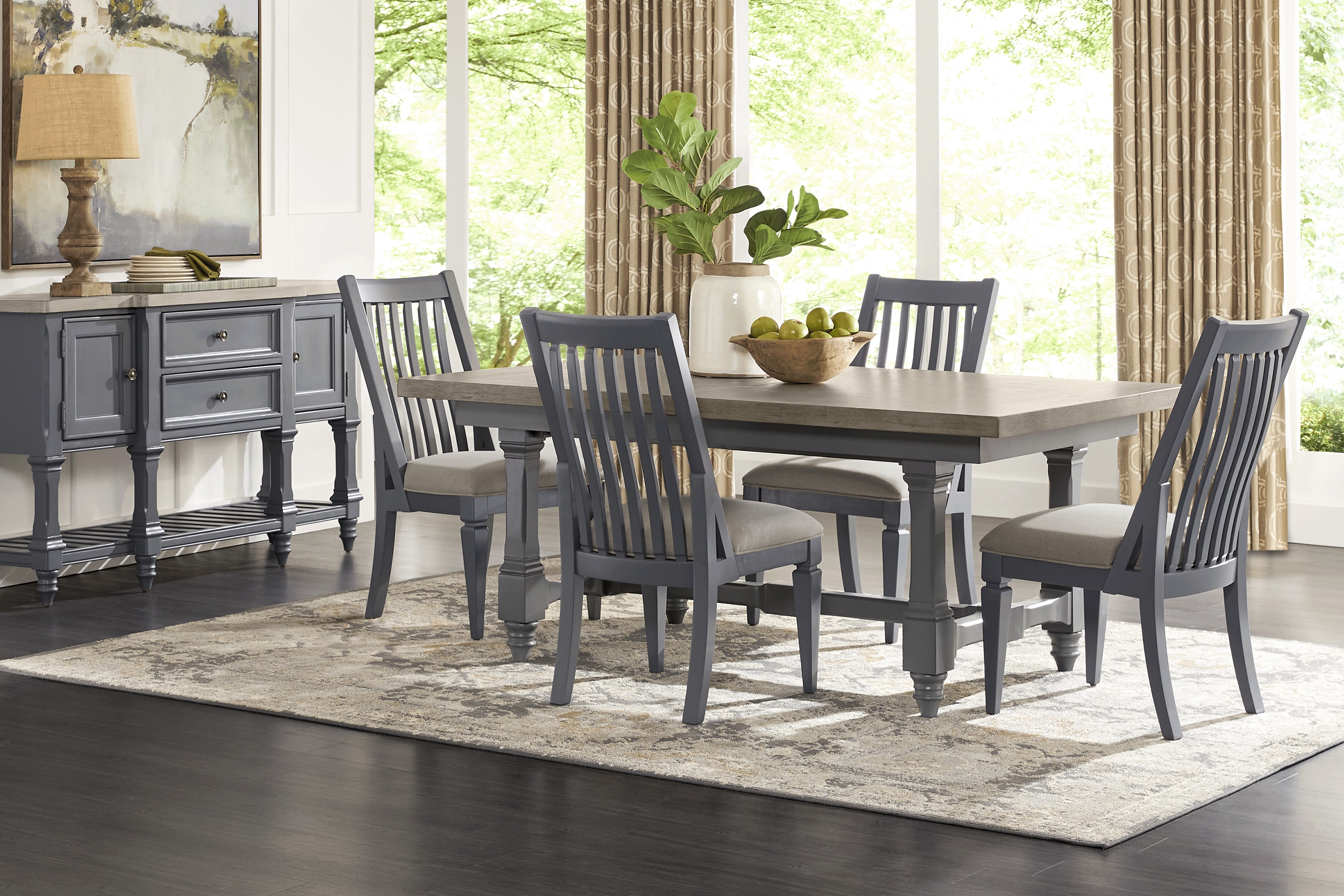 Shorewood Gray 5 Pc Dining Room - Thumbnail - Image 1