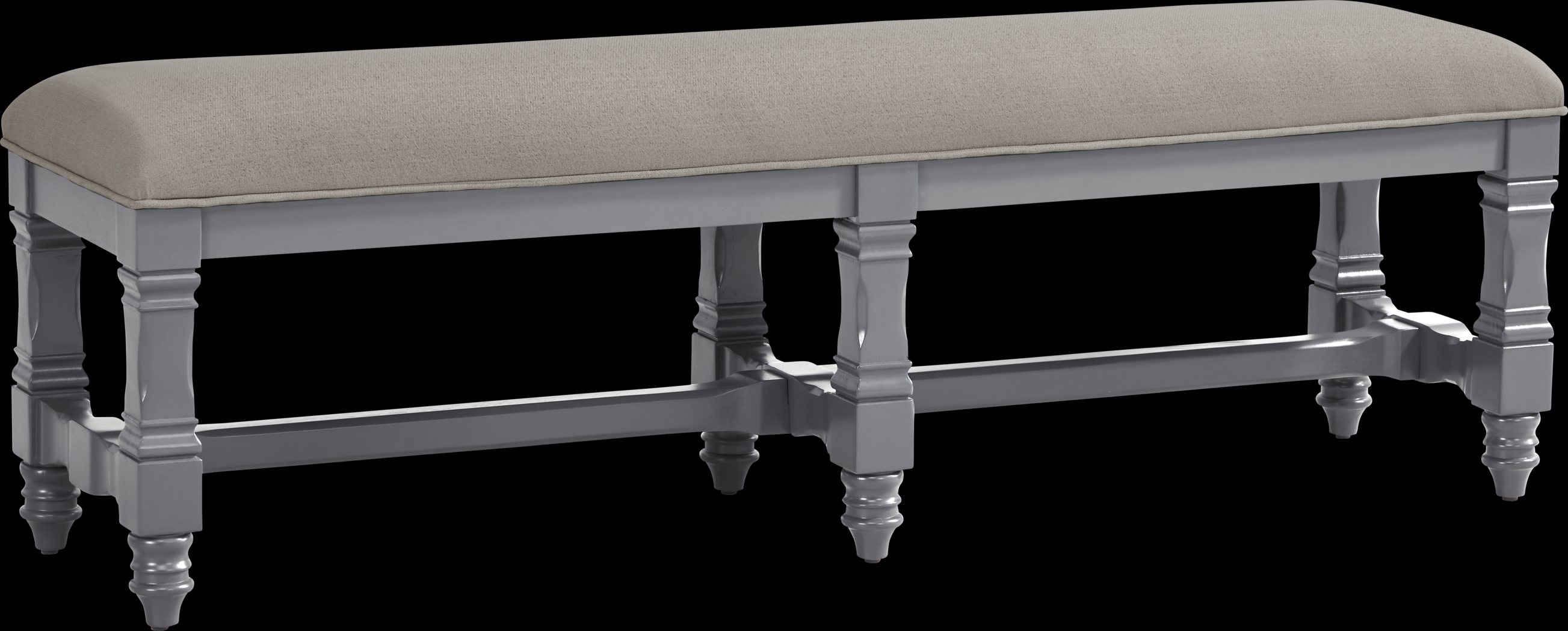 Shorewood Gray Bench - Thumbnail - Image 1