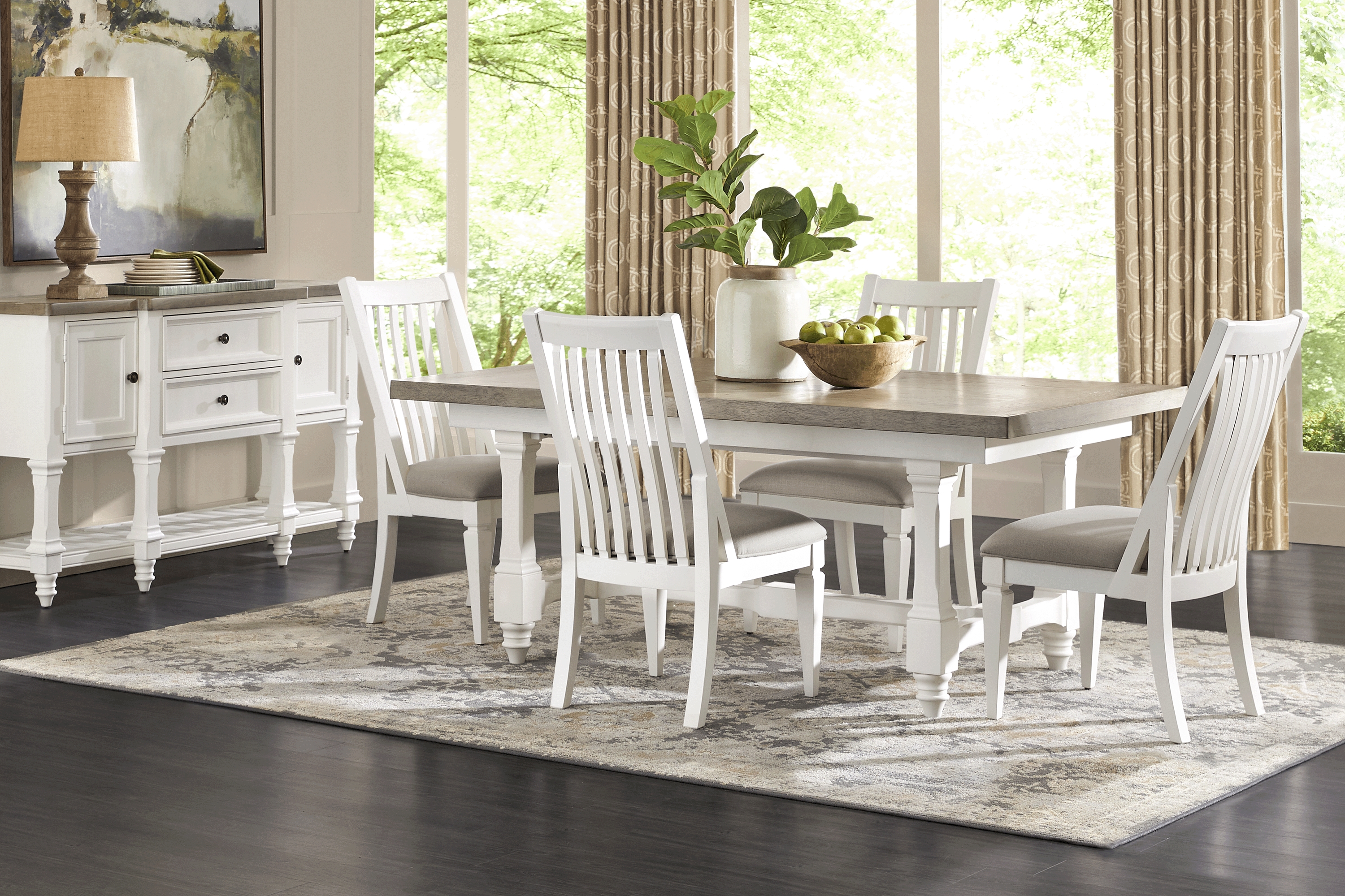 Shorewood White Dining Table - Thumbnail - Image 2