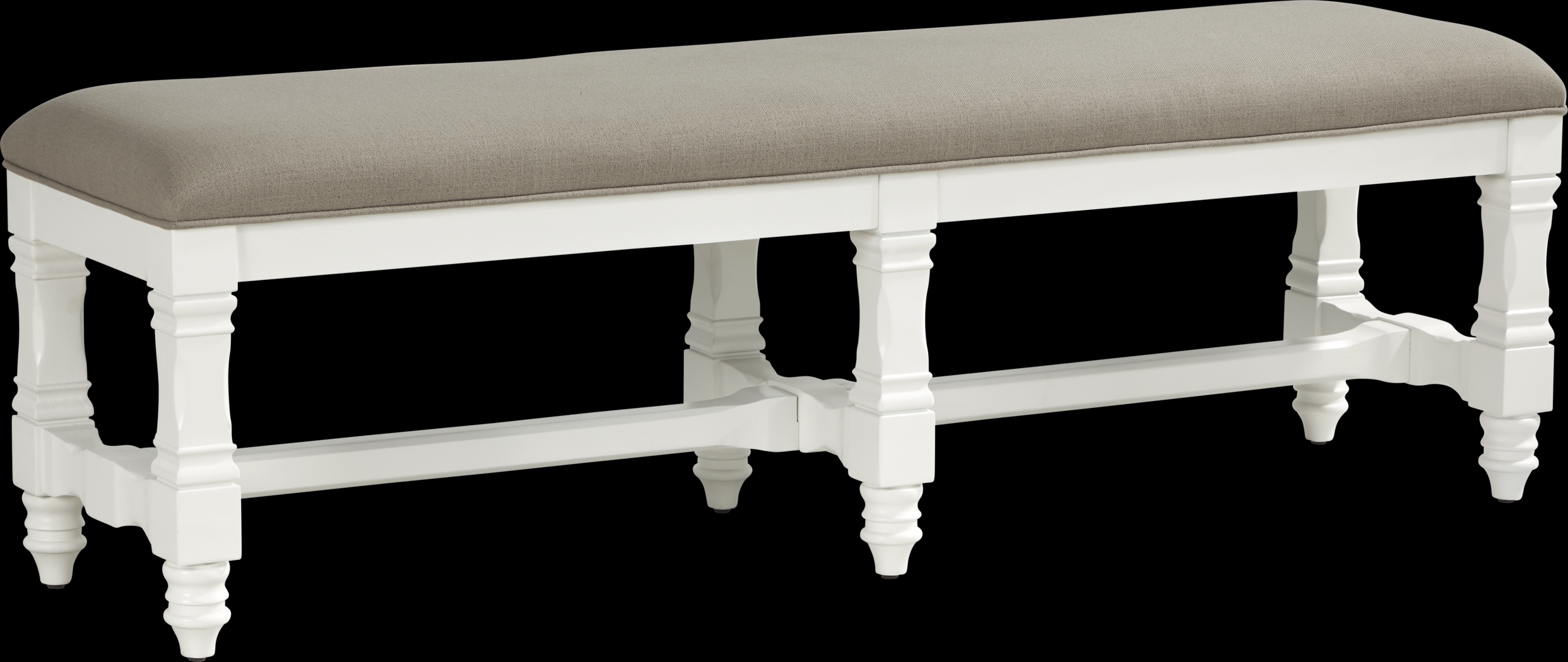 Shorewood White Bench - Thumbnail - Image 1