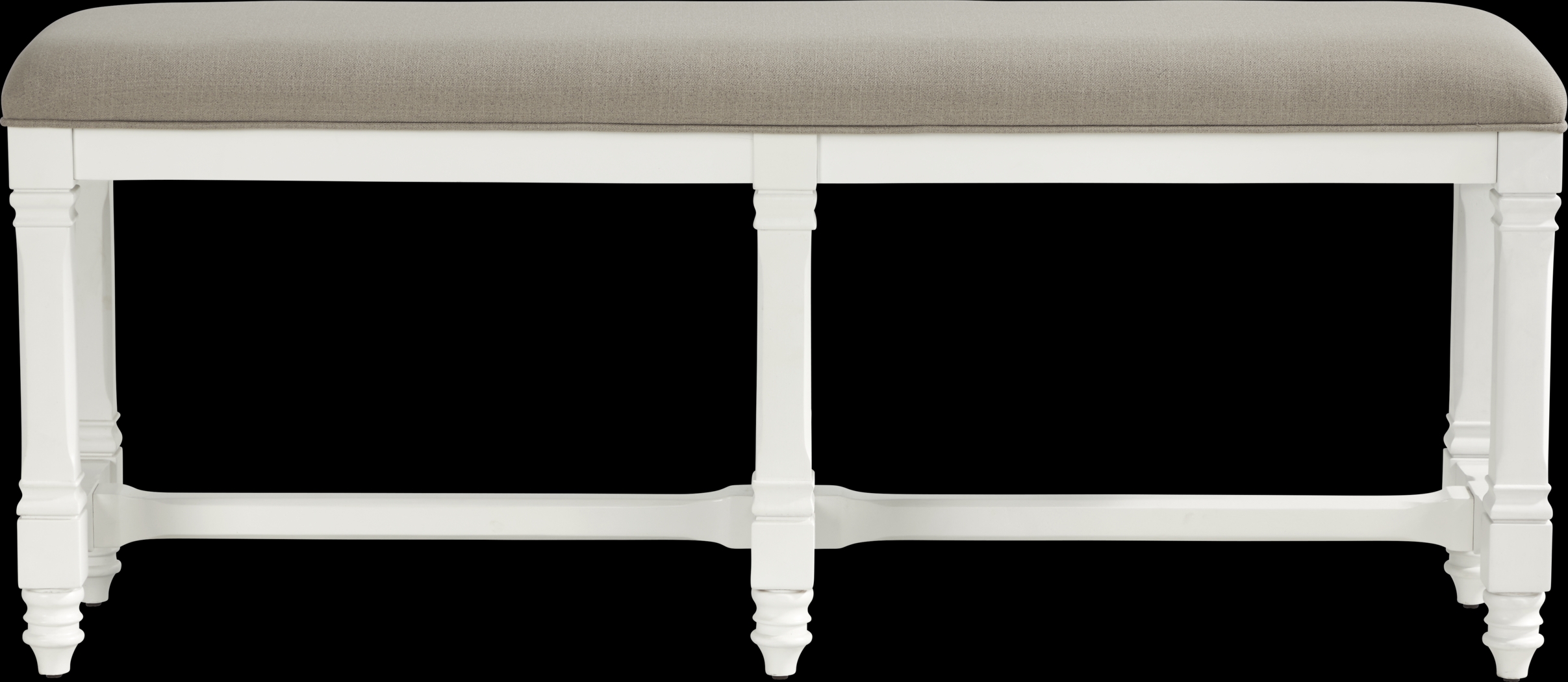 Shorewood White Counter Height Bench - Thumbnail - Image 2