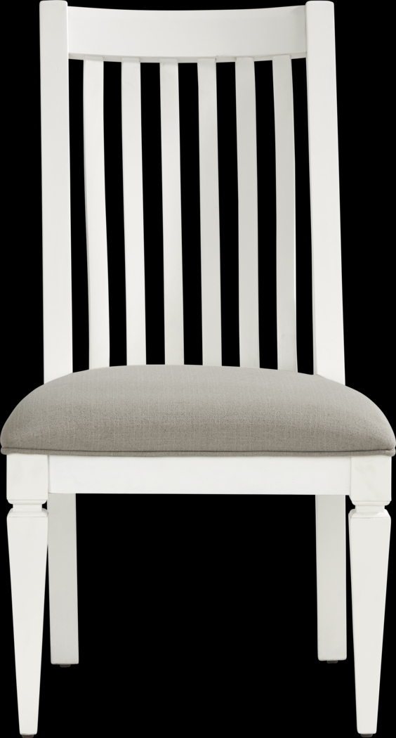 Shorewood White Side Chair - Thumbnail - Image 2