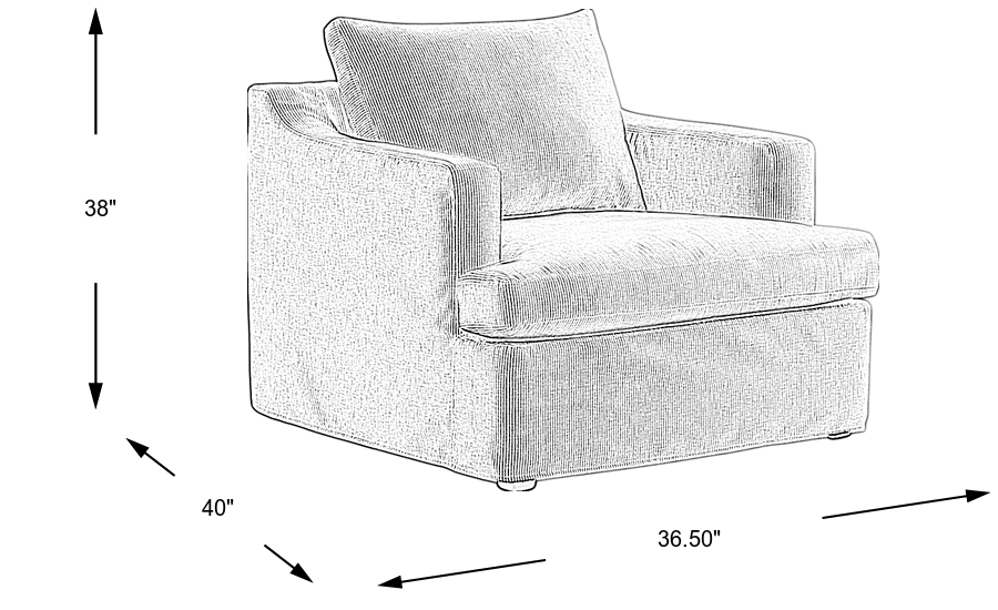 Dimension Image. Please refer to the Dimension Tab on this page for dimension details.