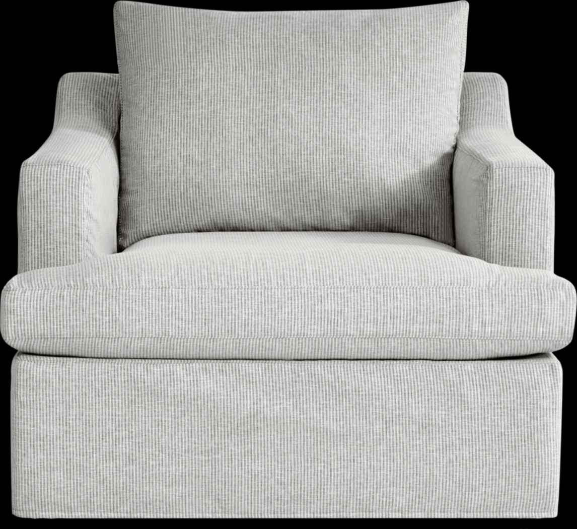 Soho Loft Gray Slipcover 8 Pc Living Room - Thumbnail - Image 9