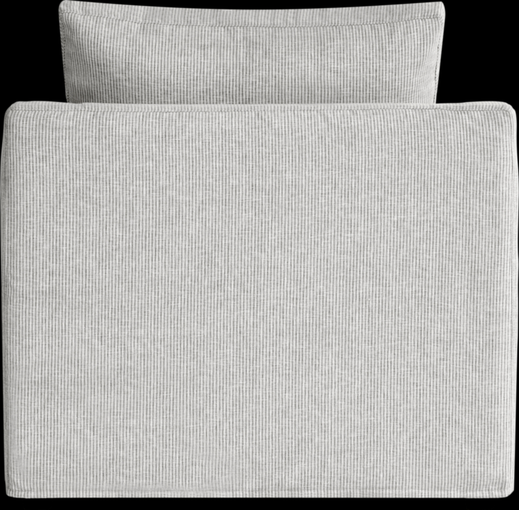Soho Loft Gray Slipcover 8 Pc Living Room - Thumbnail - Image 10