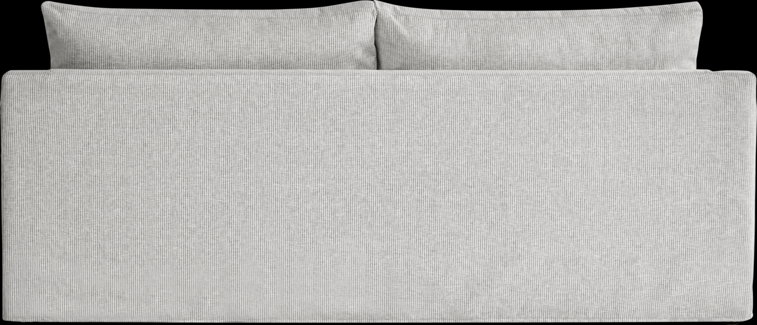 Soho Loft Gray Slipcover 7 Pc Living Room with Sleeper Sofa - Thumbnail - Image 4