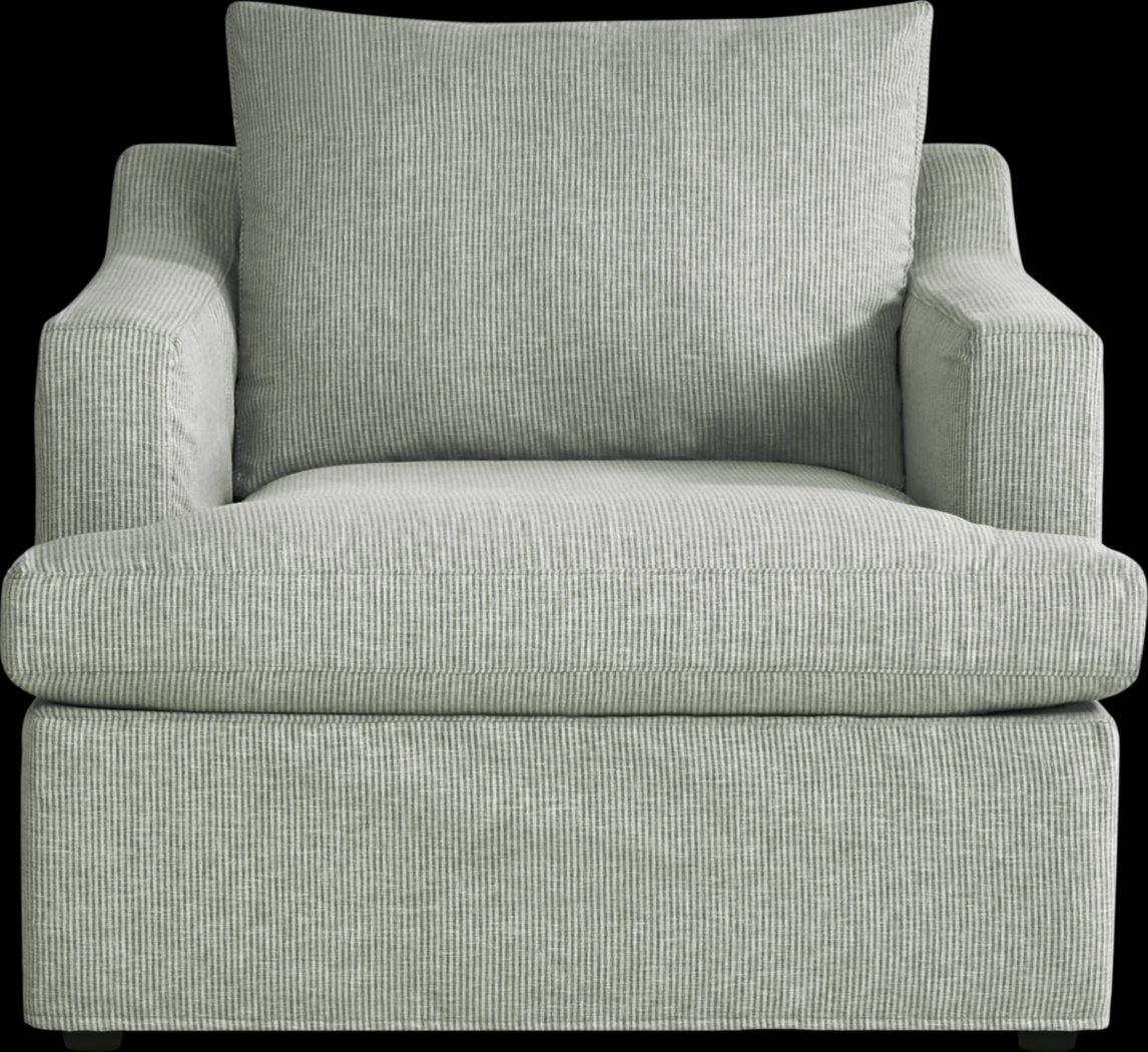 Soho Loft Green Slipcover 8 Pc Living Room - Thumbnail - Image 7