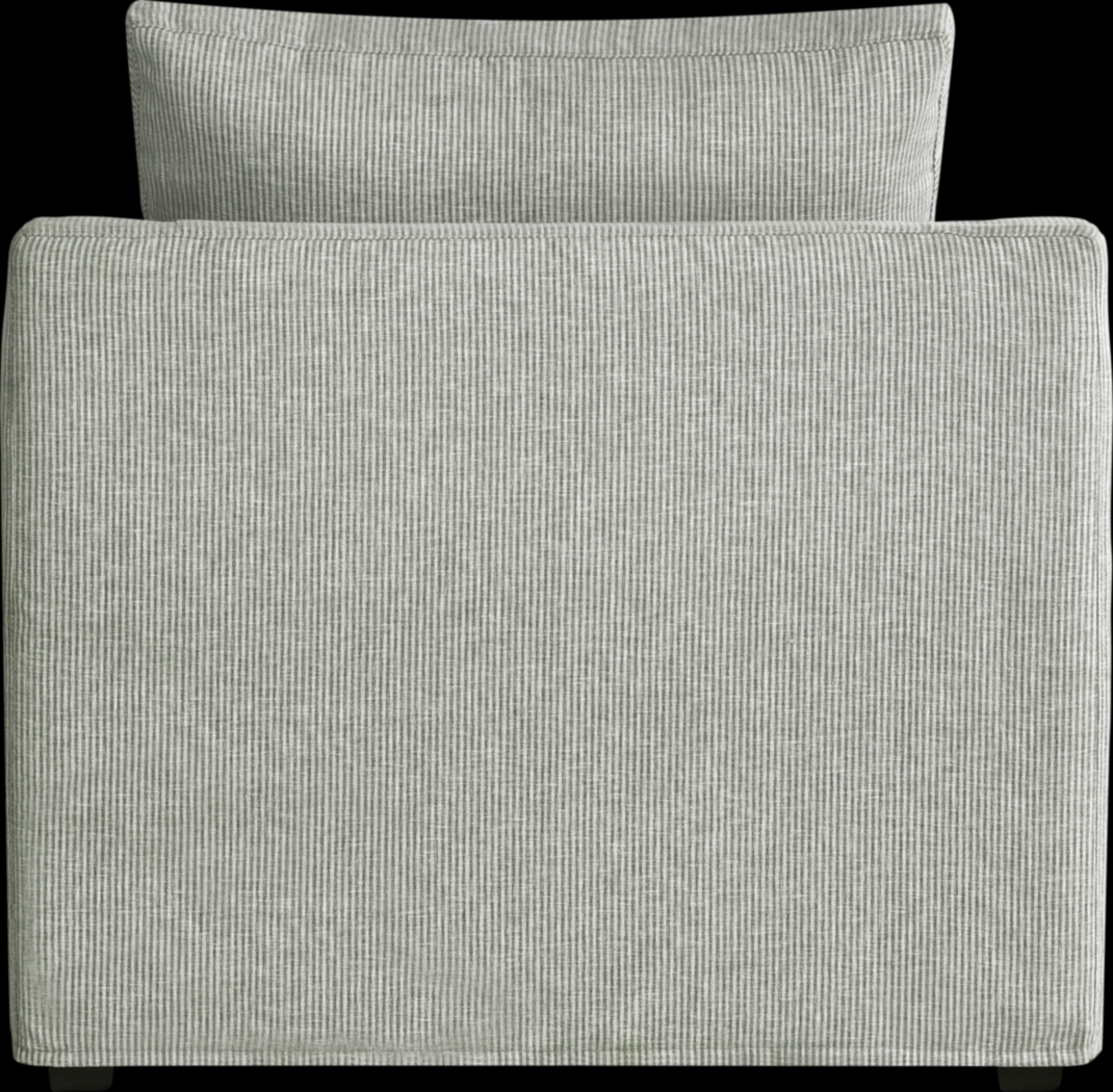 Soho Loft Green Slipcover 8 Pc Living Room - Thumbnail - Image 8