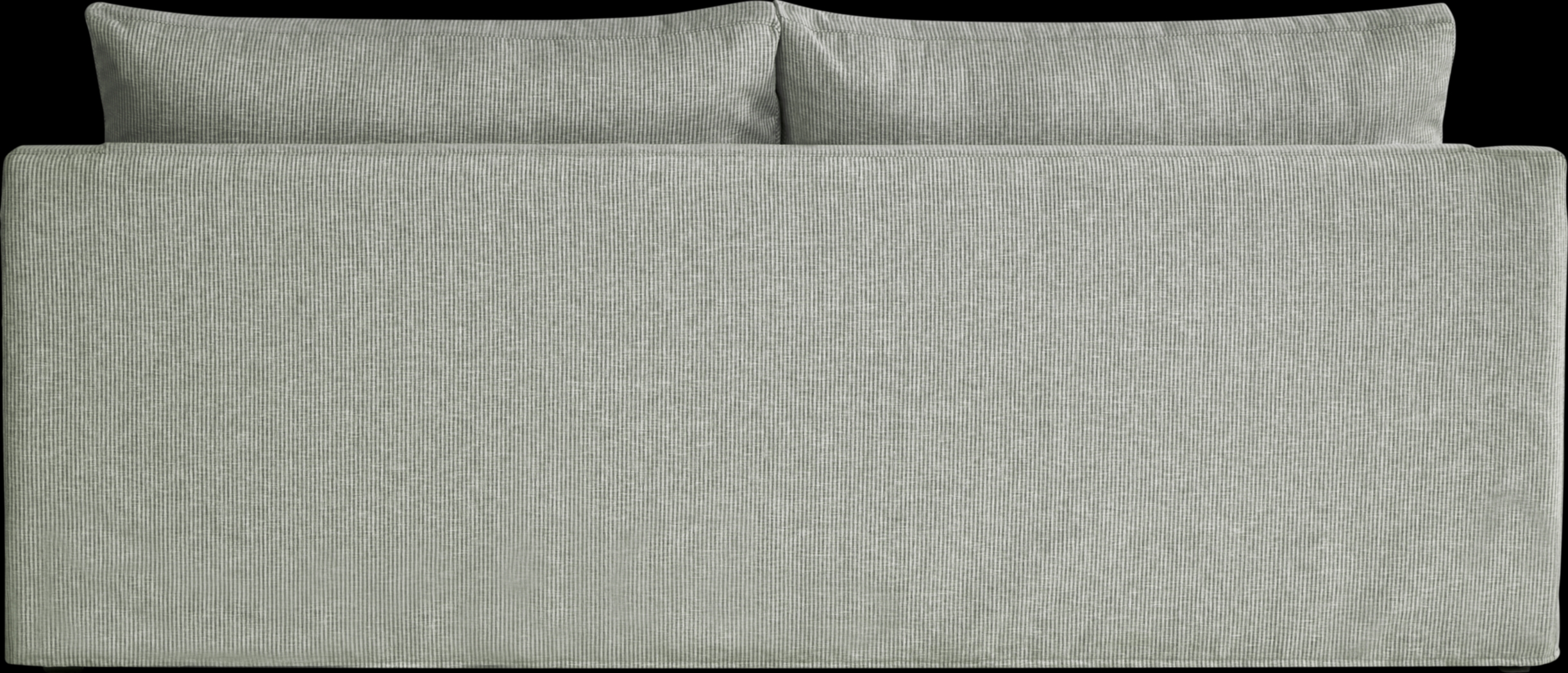 Soho Loft Green Slipcover 7 Pc Living Room with Sleeper Sofa - Thumbnail - Image 4