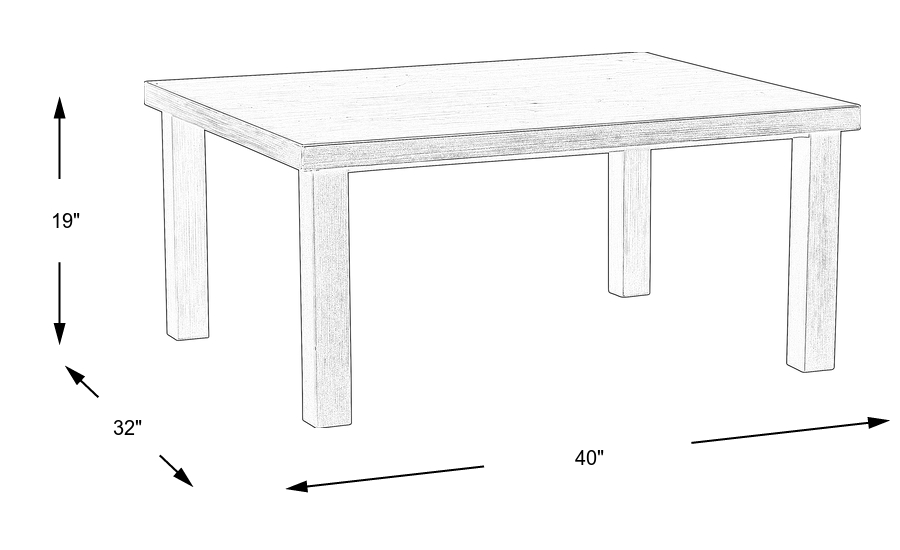 Dimension Image. Please refer to the Dimension Tab on this page for dimension details.
