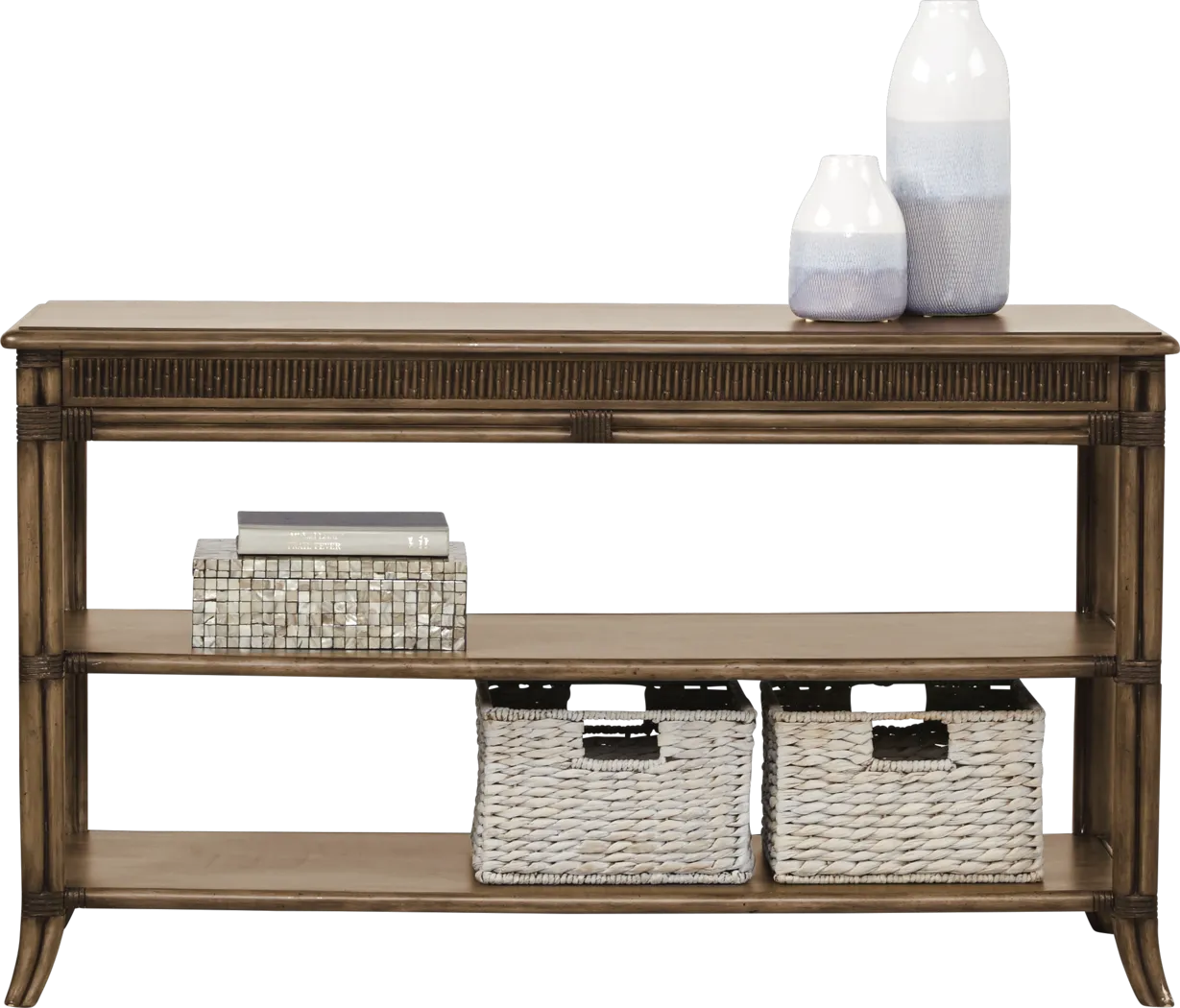 Cindy Crawford Home Sunset Shores Brown Sofa Table - Thumbnail - Image 2