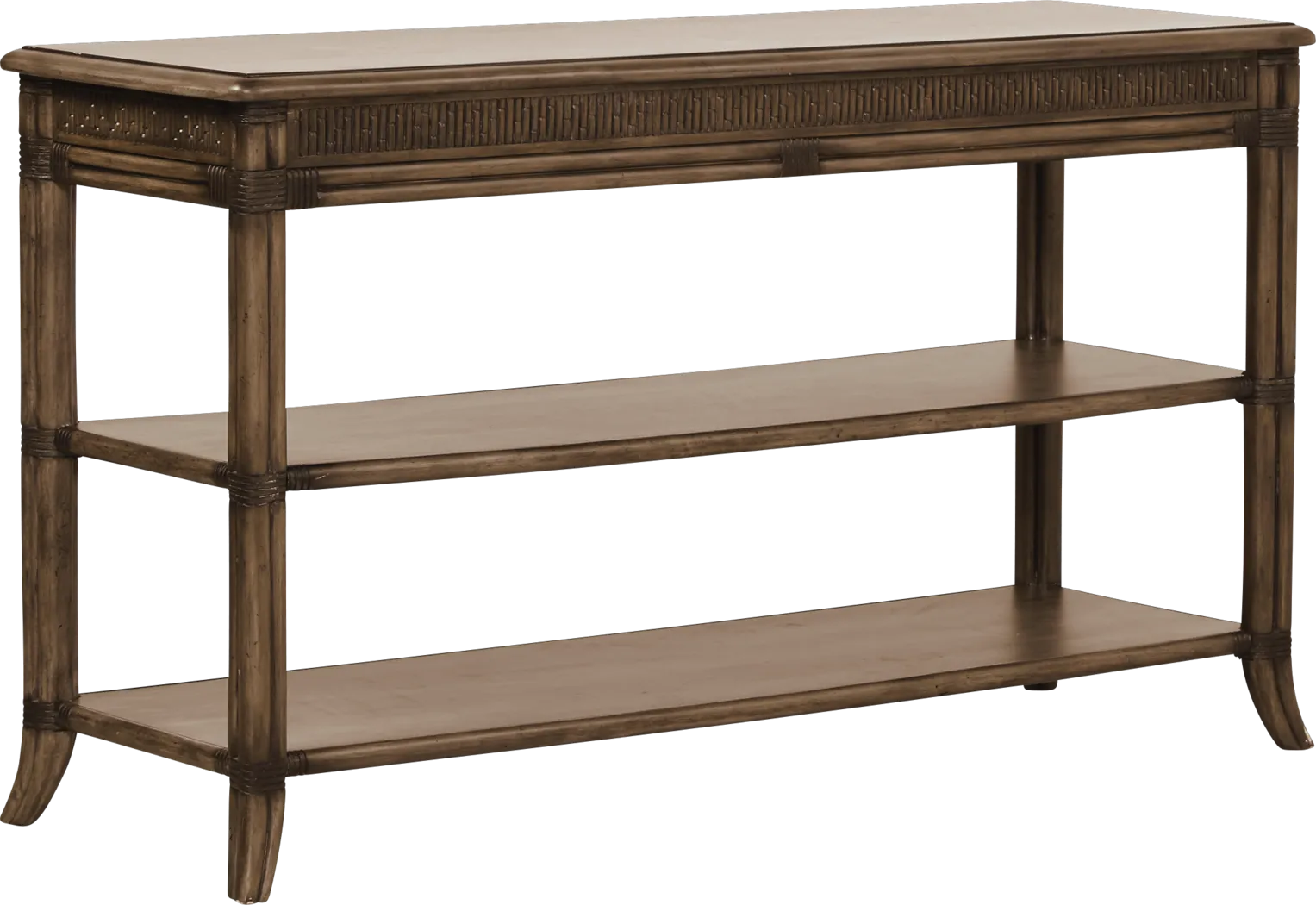 Cindy Crawford Home Sunset Shores Brown Sofa Table - Thumbnail - Image 1