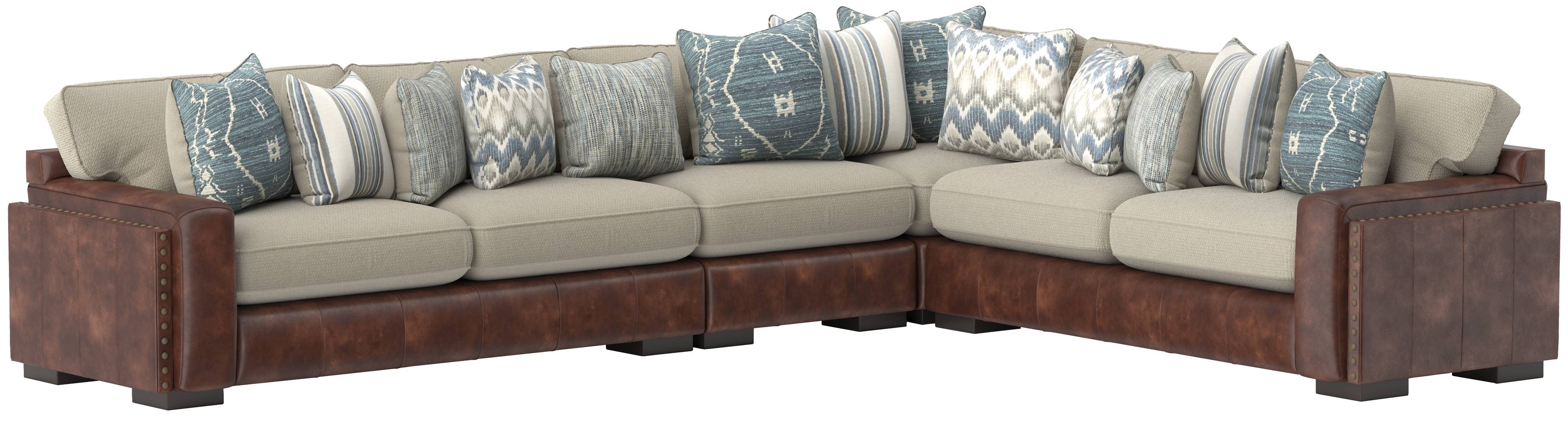 Cindy Crawford Home Telluride Falls Sand 7 Pc Sectional Living Room - Thumbnail - Image 3