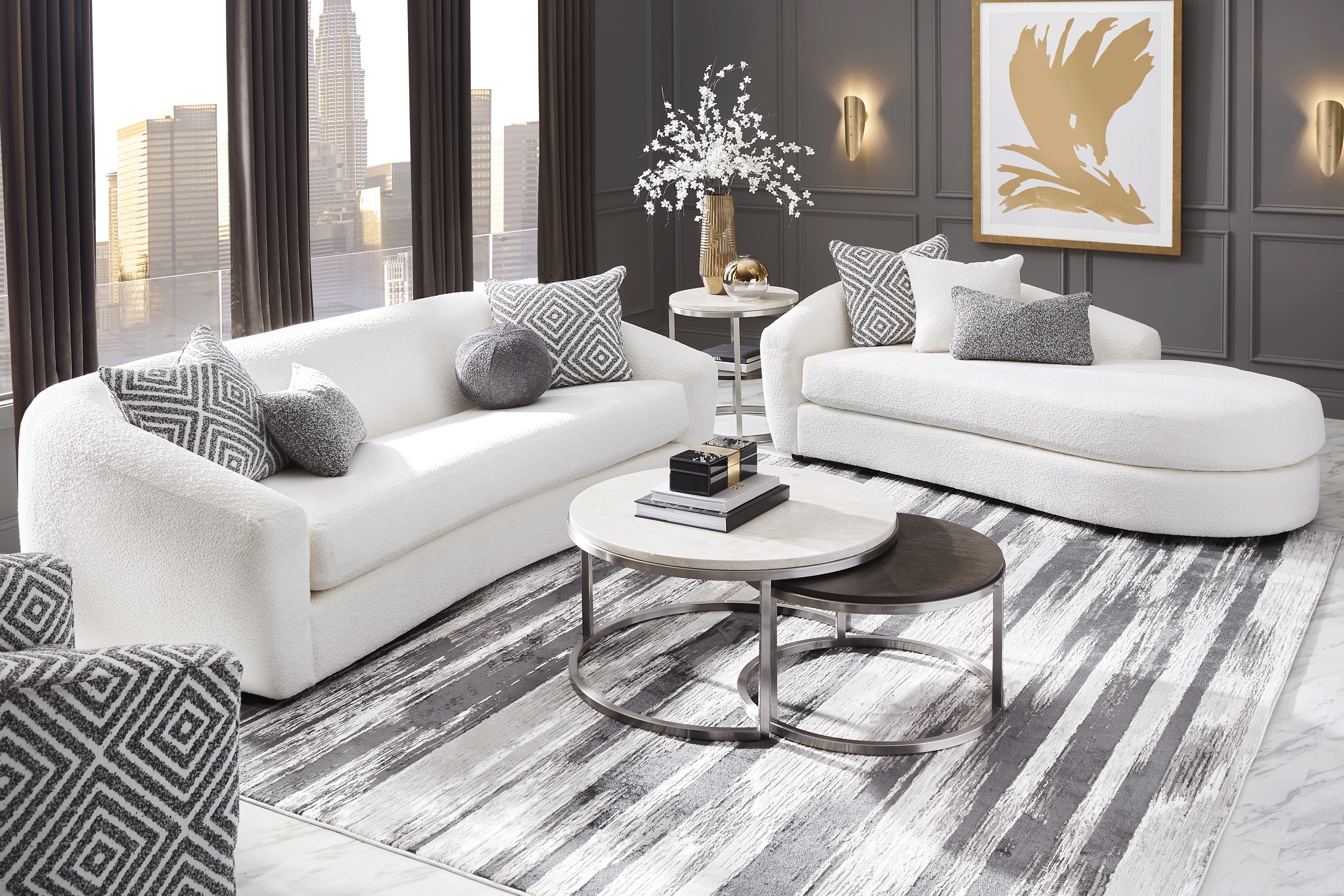 The Swerve White Sofa - Thumbnail - Image 2