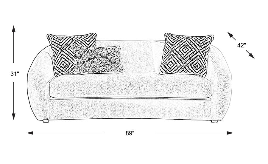 Dimension Image. Please refer to the Dimension Tab on this page for dimension details.