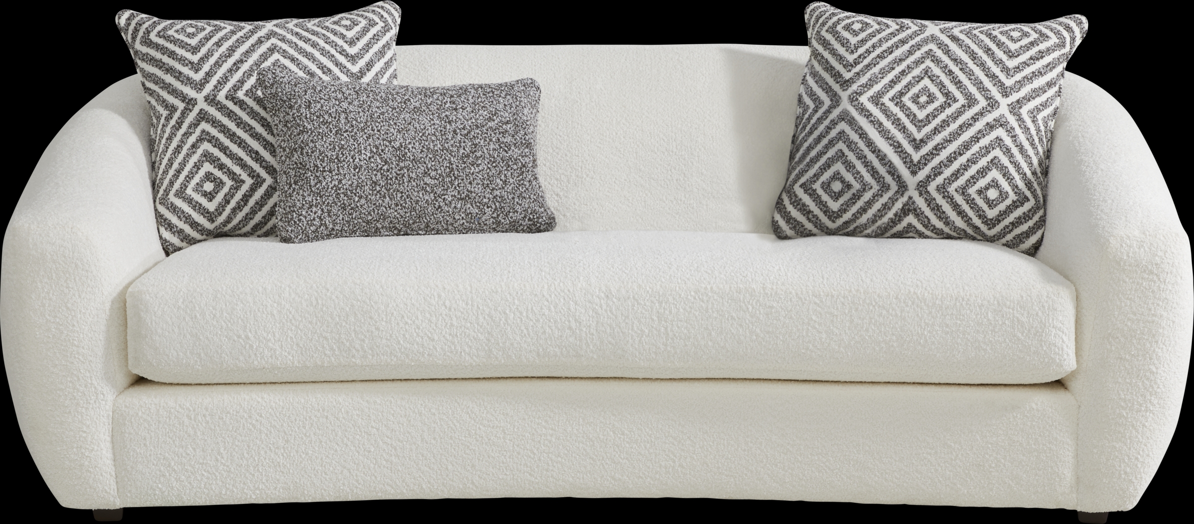 The Swerve White Apartment Sofa - Thumbnail - Image 1