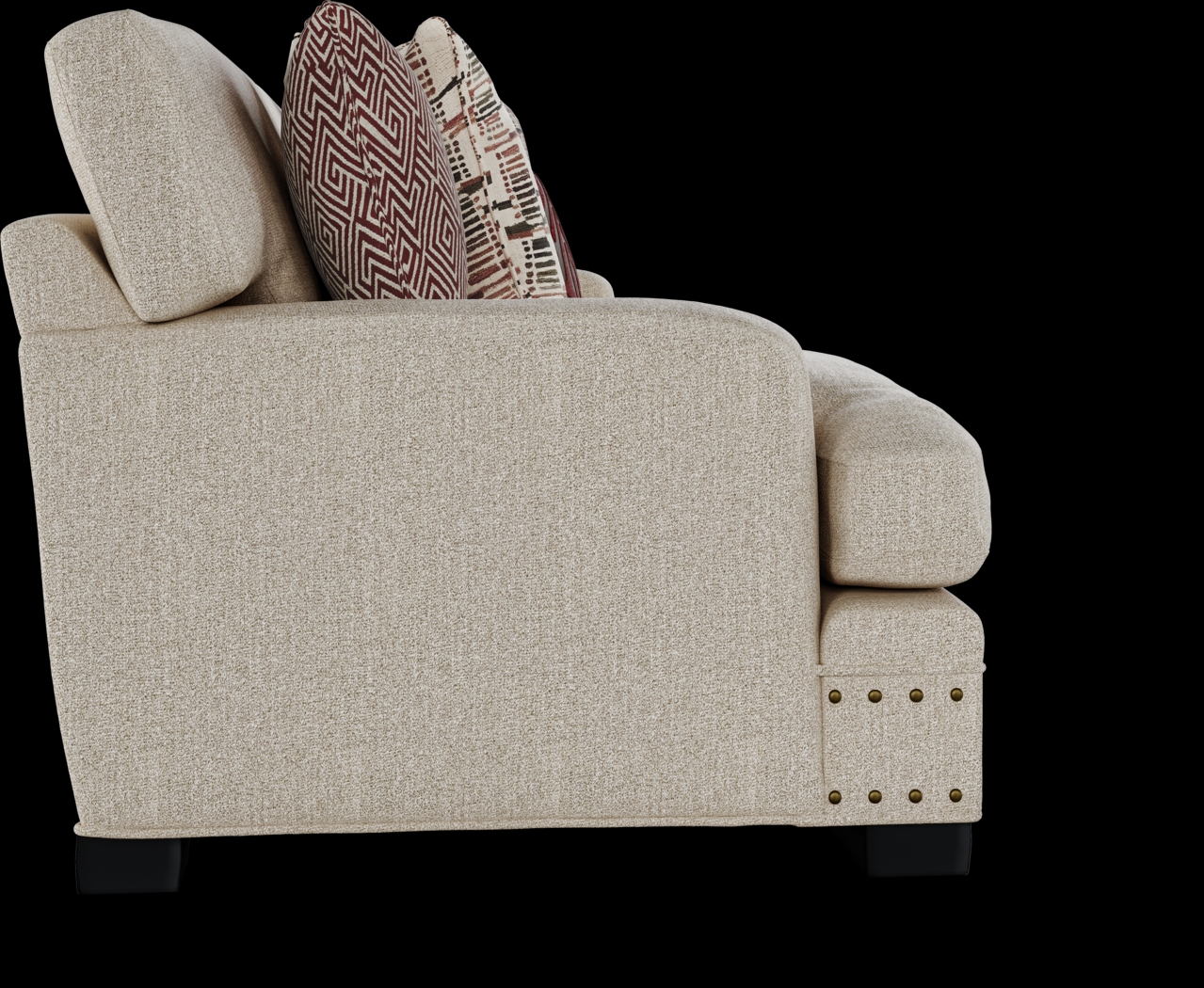 Cindy Crawford Home Tribeca Loft Beige Sofa - Thumbnail - Image 3